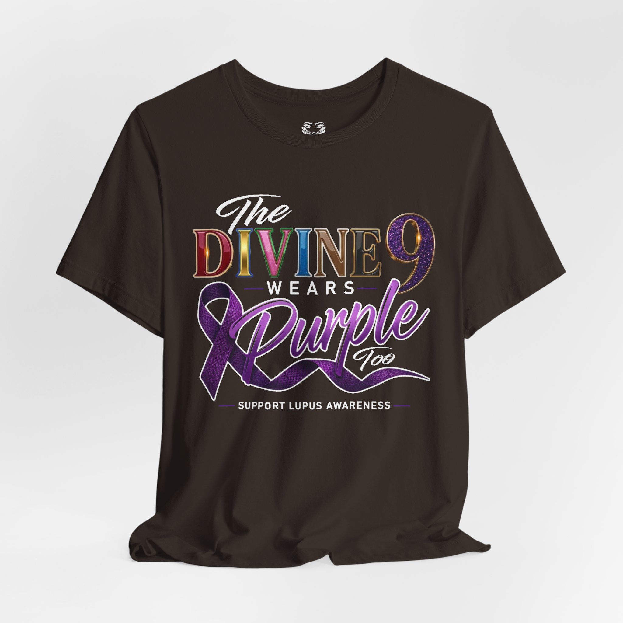 The Divine 9 Wears Purple Too for Lupus Awareness Tee - Image 8