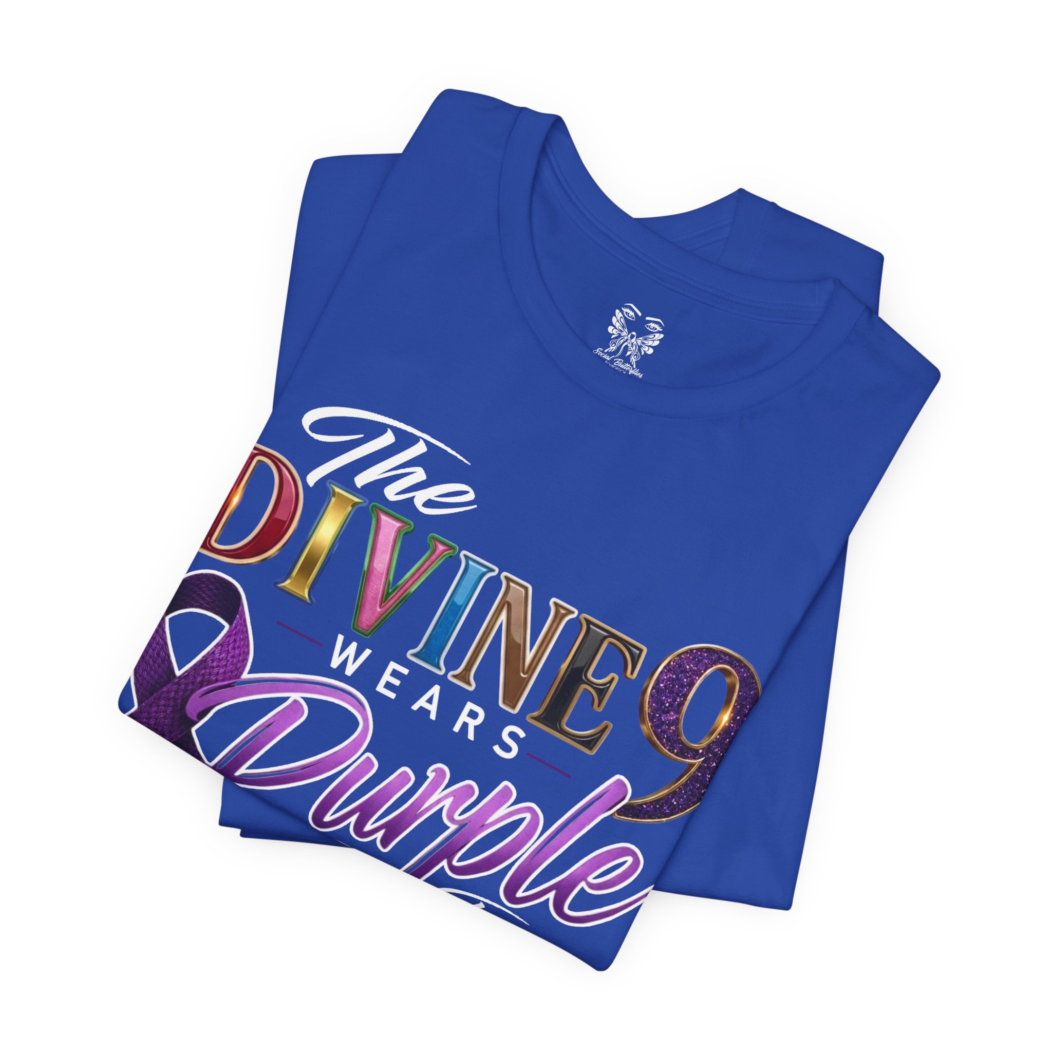 The Divine 9 Wears Purple Too for Lupus Awareness Tee - Image 23