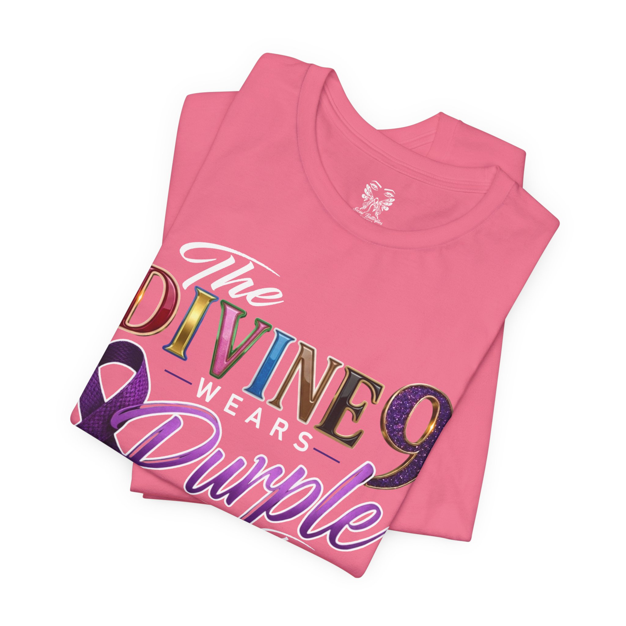 The Divine 9 Wears Purple Too for Lupus Awareness Tee - Image 27