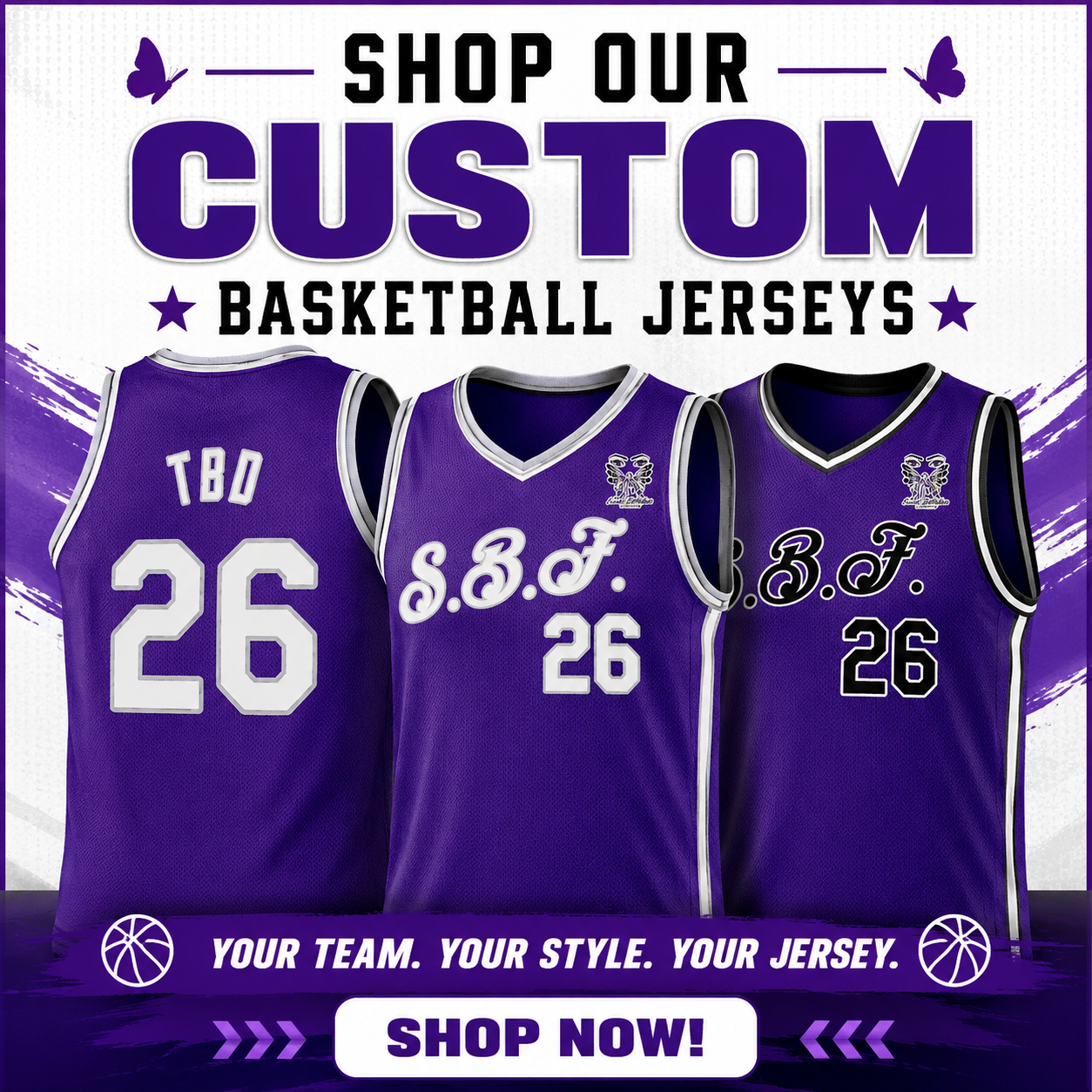 Shop Custom Basketball Jerseys