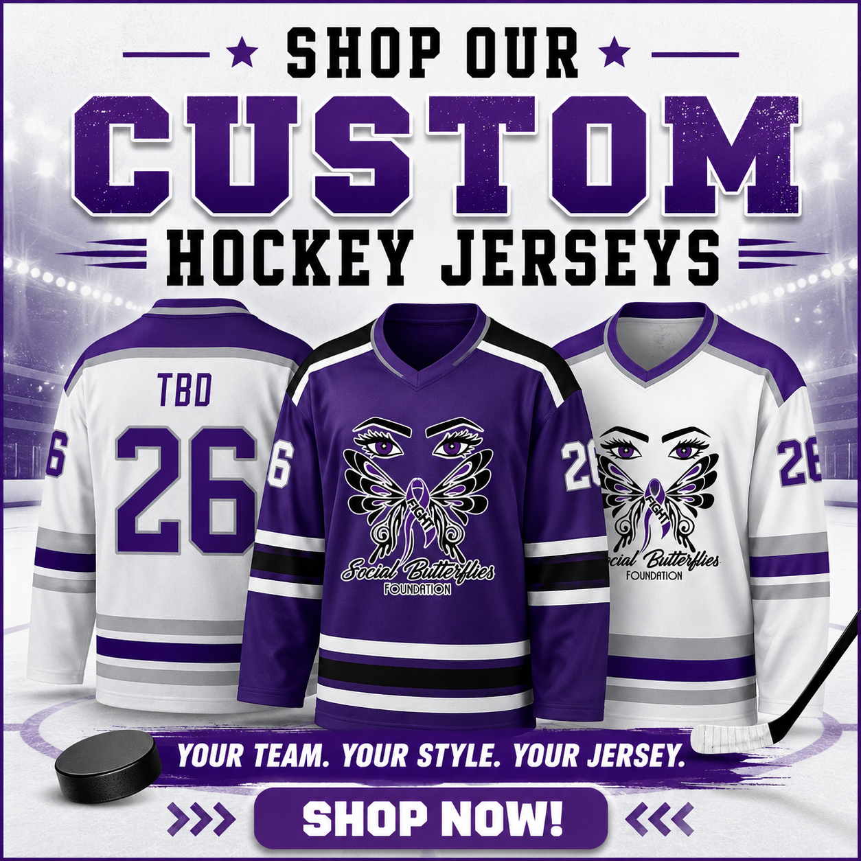 Shop Custom Hockey Jerseys