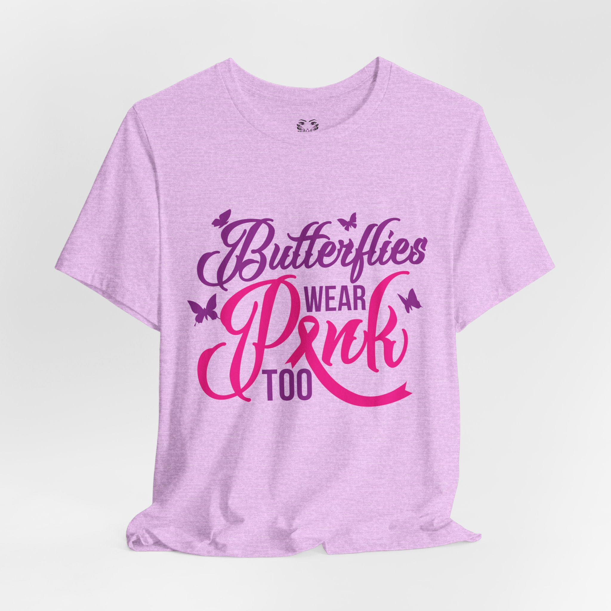 Butterflies Wear Pink Too…Support Breast Cancer Awareness Tee - Image 16