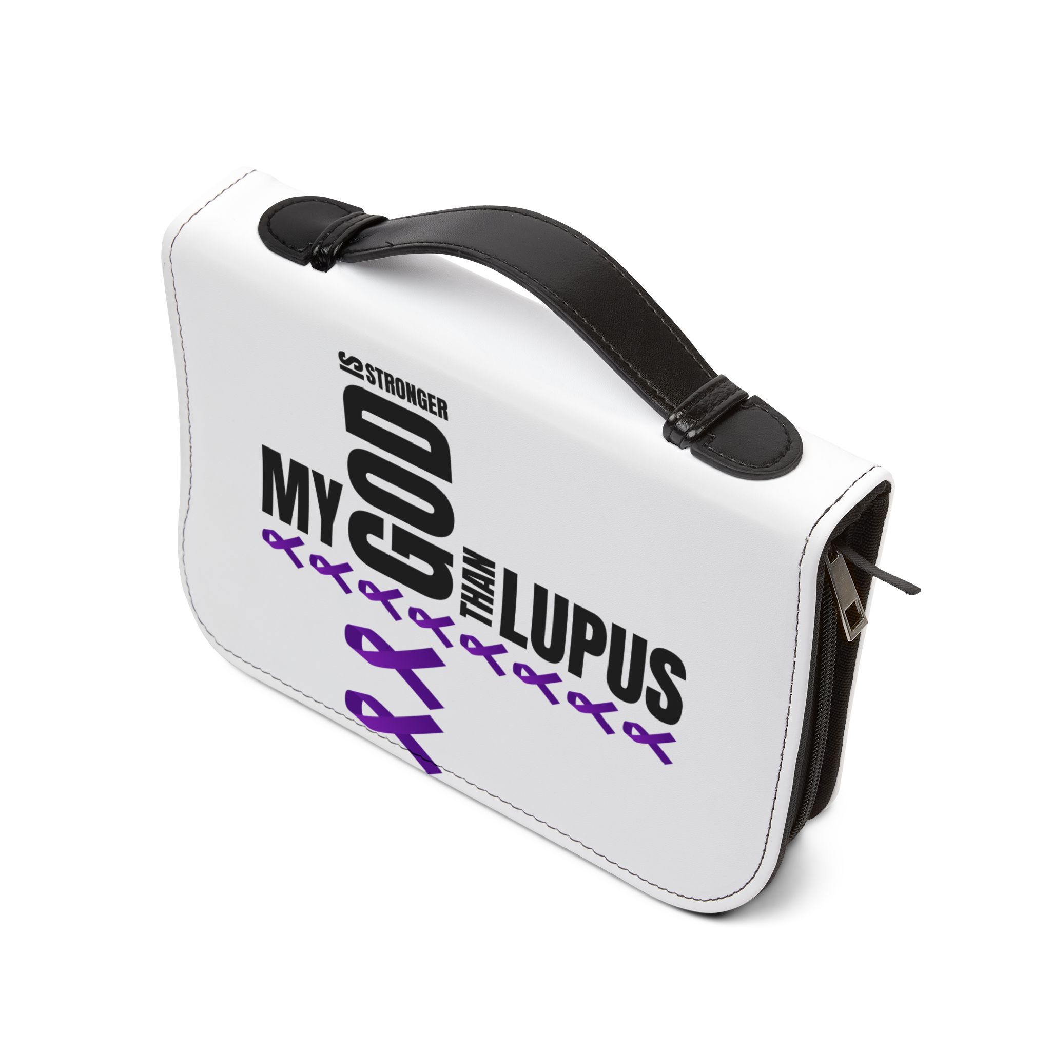 My God Is Stronger Than Lupus Bible Cover - Image 3